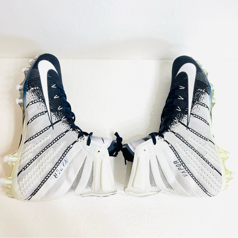 Nike Vapor Untouchable 3 Elite Flyknit Size 11.5 White Midnight Navy AO3006-101